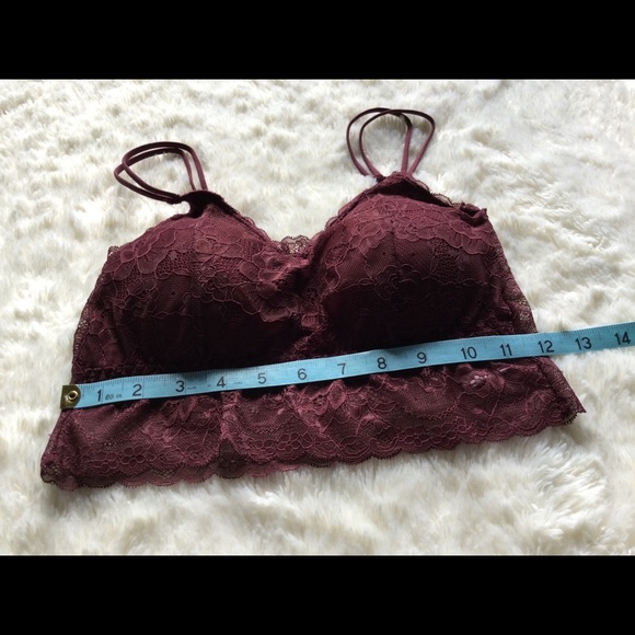 ♥️Body Frosting♥️ | Longline Lace Bralette - Berry - Picture 7 of 13
